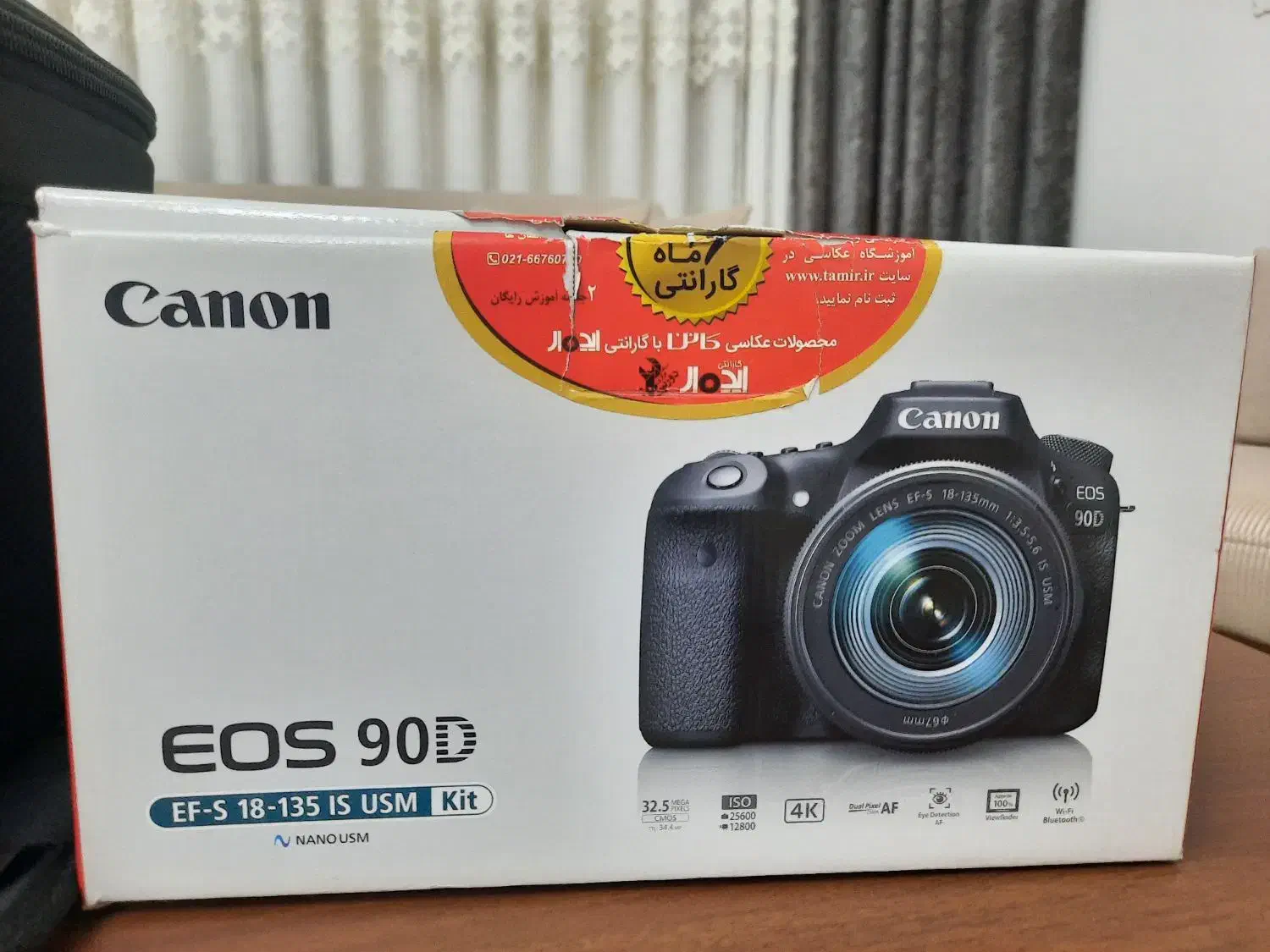 کنون 90d خانگی|دوربین عکاسی و فیلم‌برداری|شیراز, چوگیاه‎|دیوار