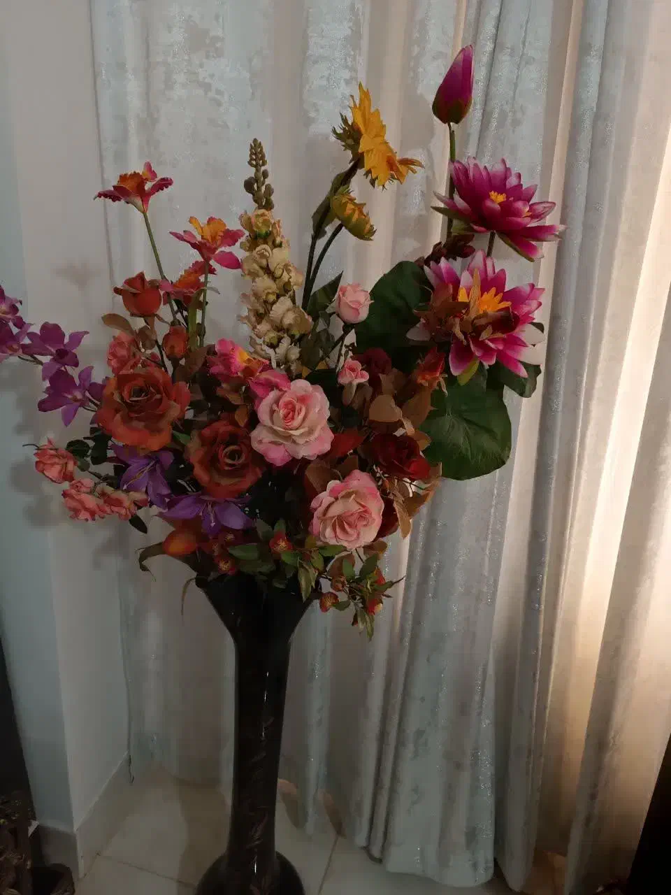 گل وگلدان|گل مصنوعی|زرندیه, |دیوار