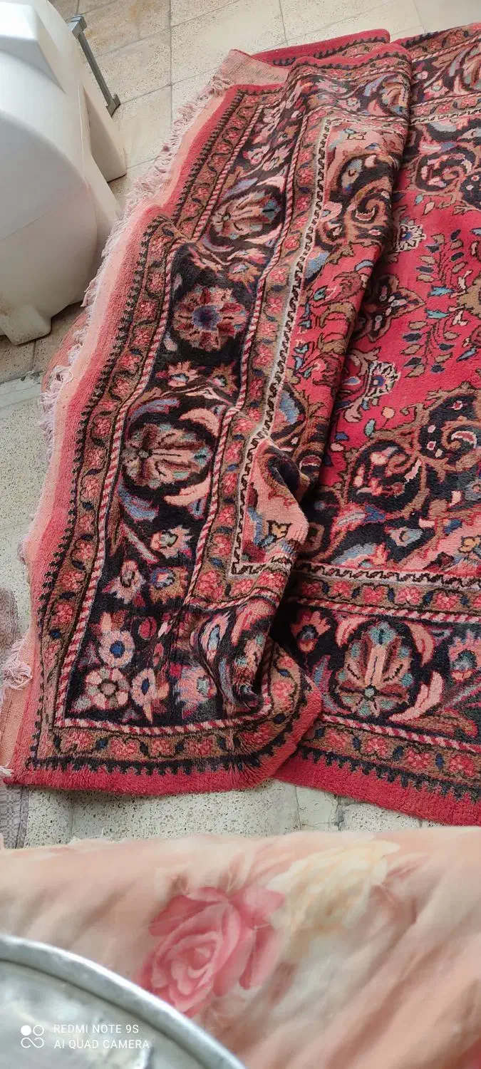 فرش دستبافت ۹متری کارکرده سالم.|فرش|ورامین, ورامین|دیوار