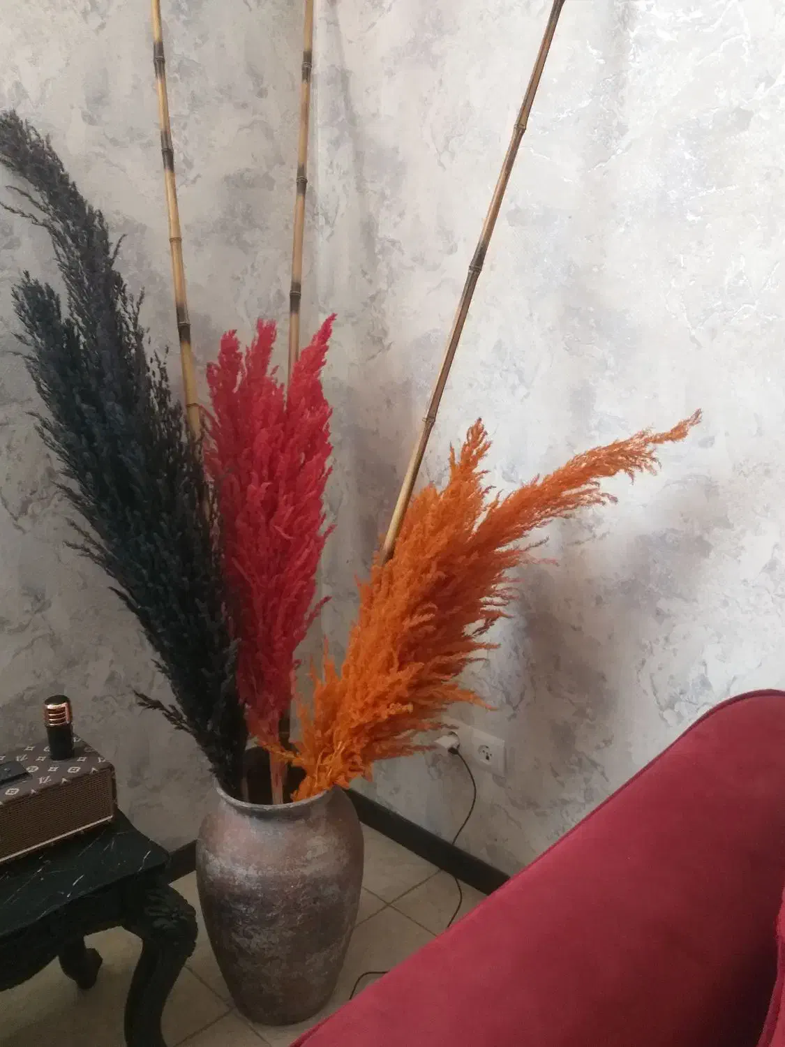 گلدون طرح پتینه و گل مصنوعی|گل مصنوعی|شاهین‌شهر, مسکن مهر|دیوار