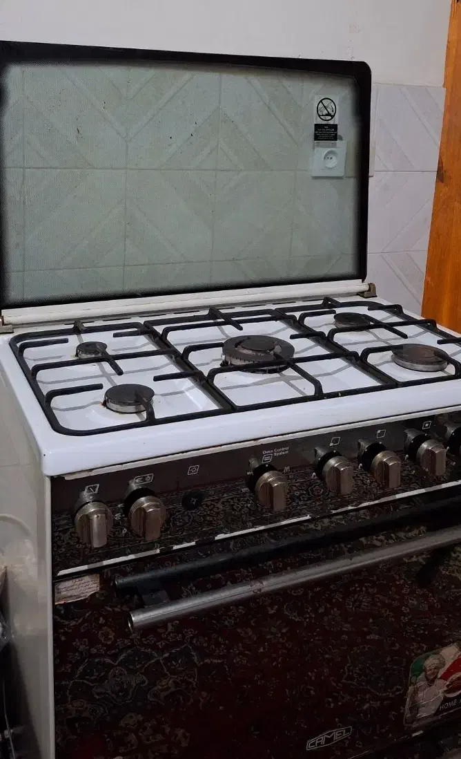 گاز پنج شعله . فر دار . سالم|اجاق گاز و لوازم برقی پختوپز|لاهیجان, کوی زمانی|دیوار