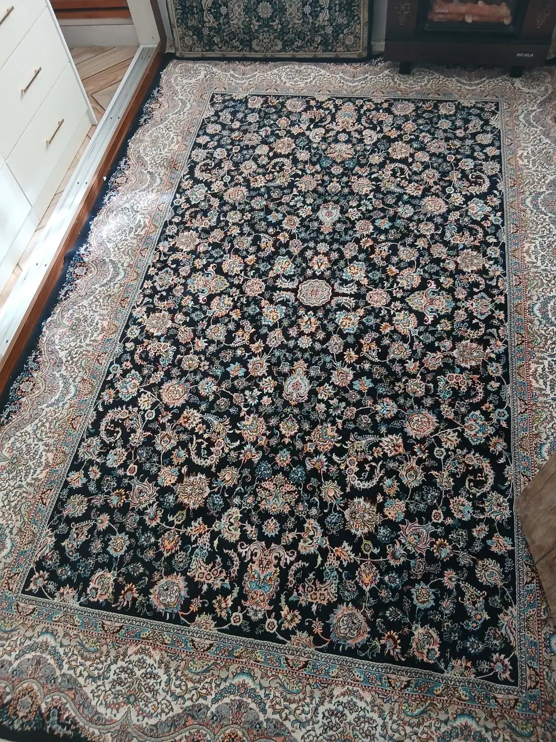 فرش شش متری طرح افشان|فرش|ملایر, |دیوار