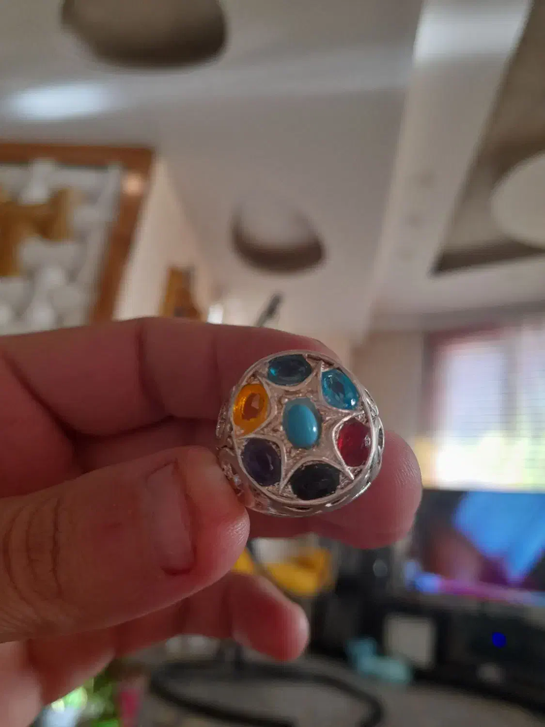 انگشترهای هفت سنگ روسی|بدلیجات|ورامین, ورامین|دیوار