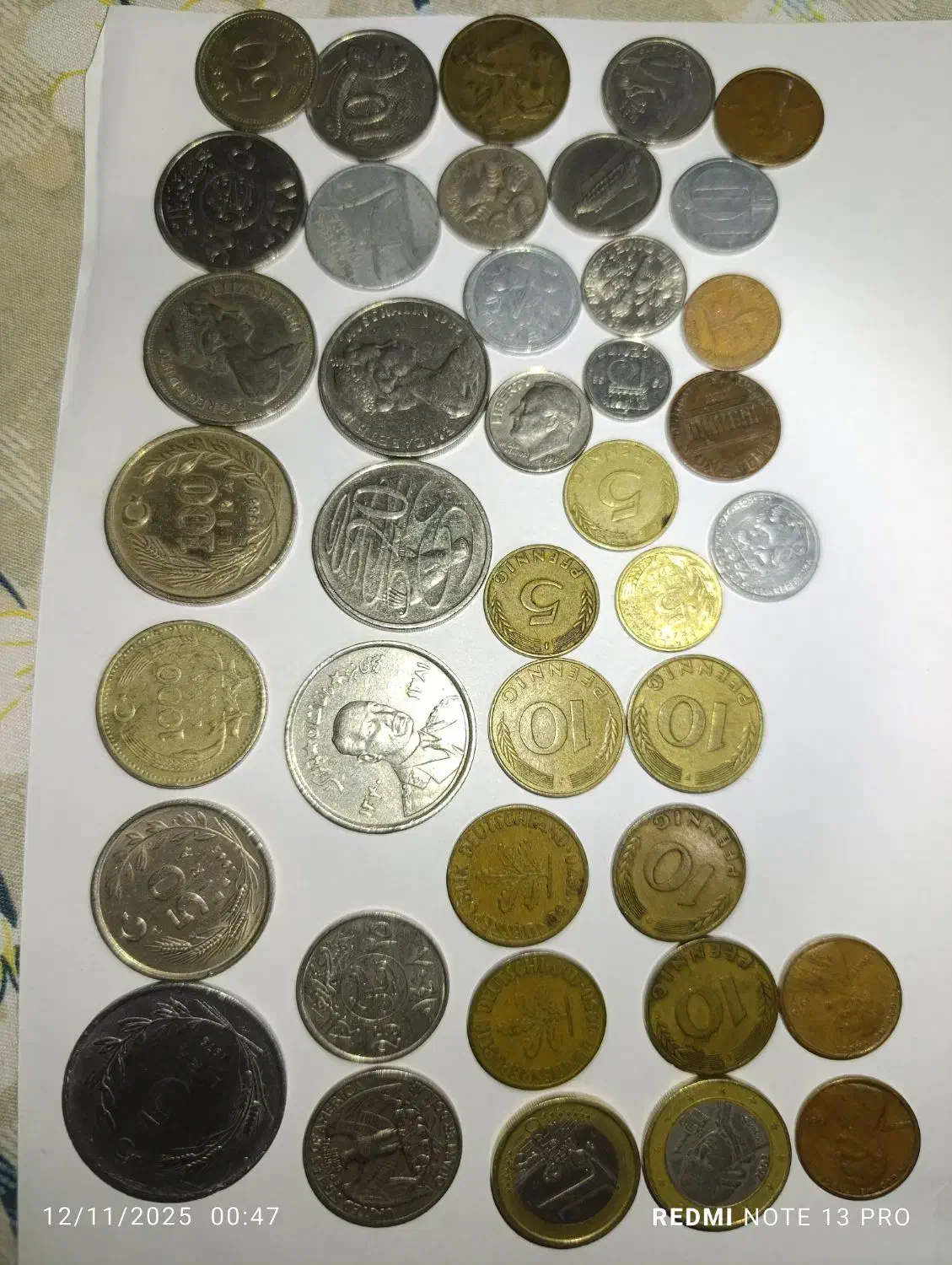 41عدد سکه آنتیک قدیمی|کلکسیون سکه، تمبر، اسکناس|نسیمشهر, |دیوار