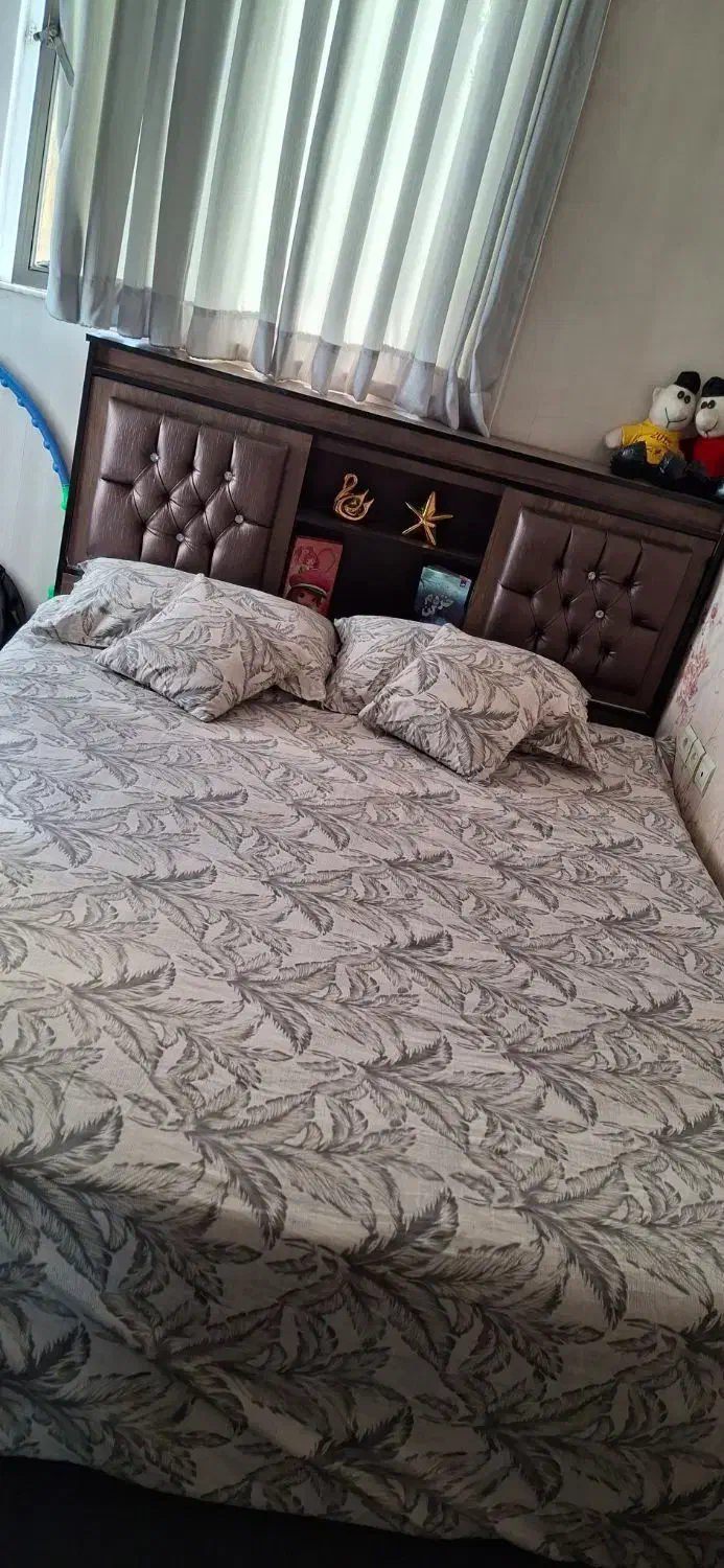 تخت دونفره همراه باتشک|تخت و سرویس خواب|اسلام‌شهر, شهرک محمدیه|دیوار