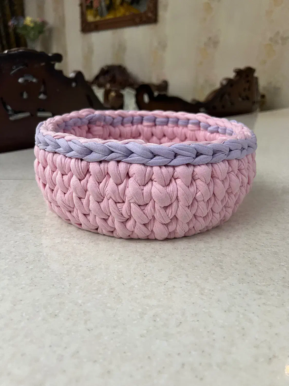 بافت سبد تریکو|لوازم خیاطی و بافتنی|ری, علایین|دیوار