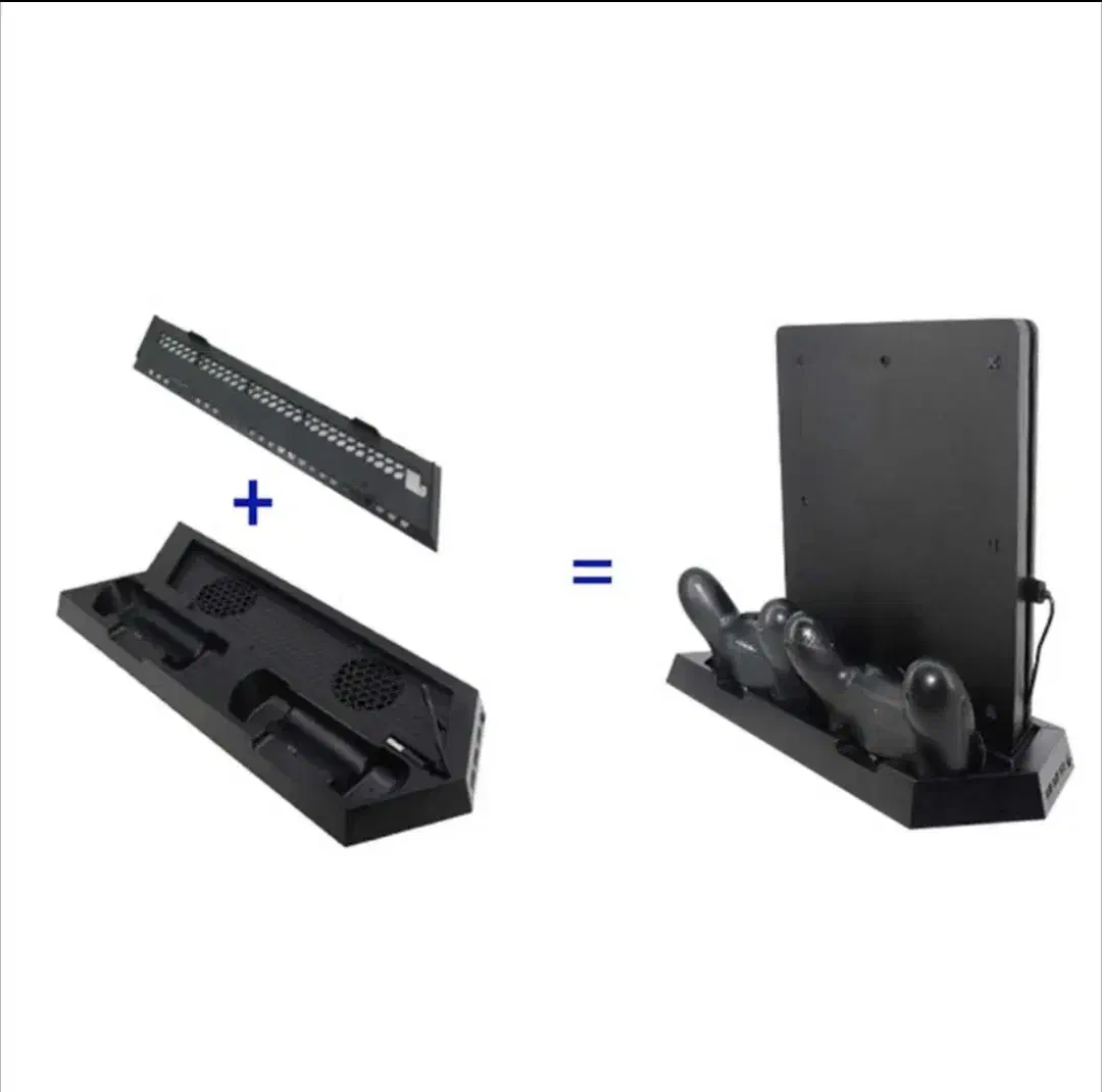 فن خنک کننده و پایه نگهدارنده وشارژر پلی استیشن 4|کنسول، بازی ویدئویی و آنلاین|آمل, |دیوار