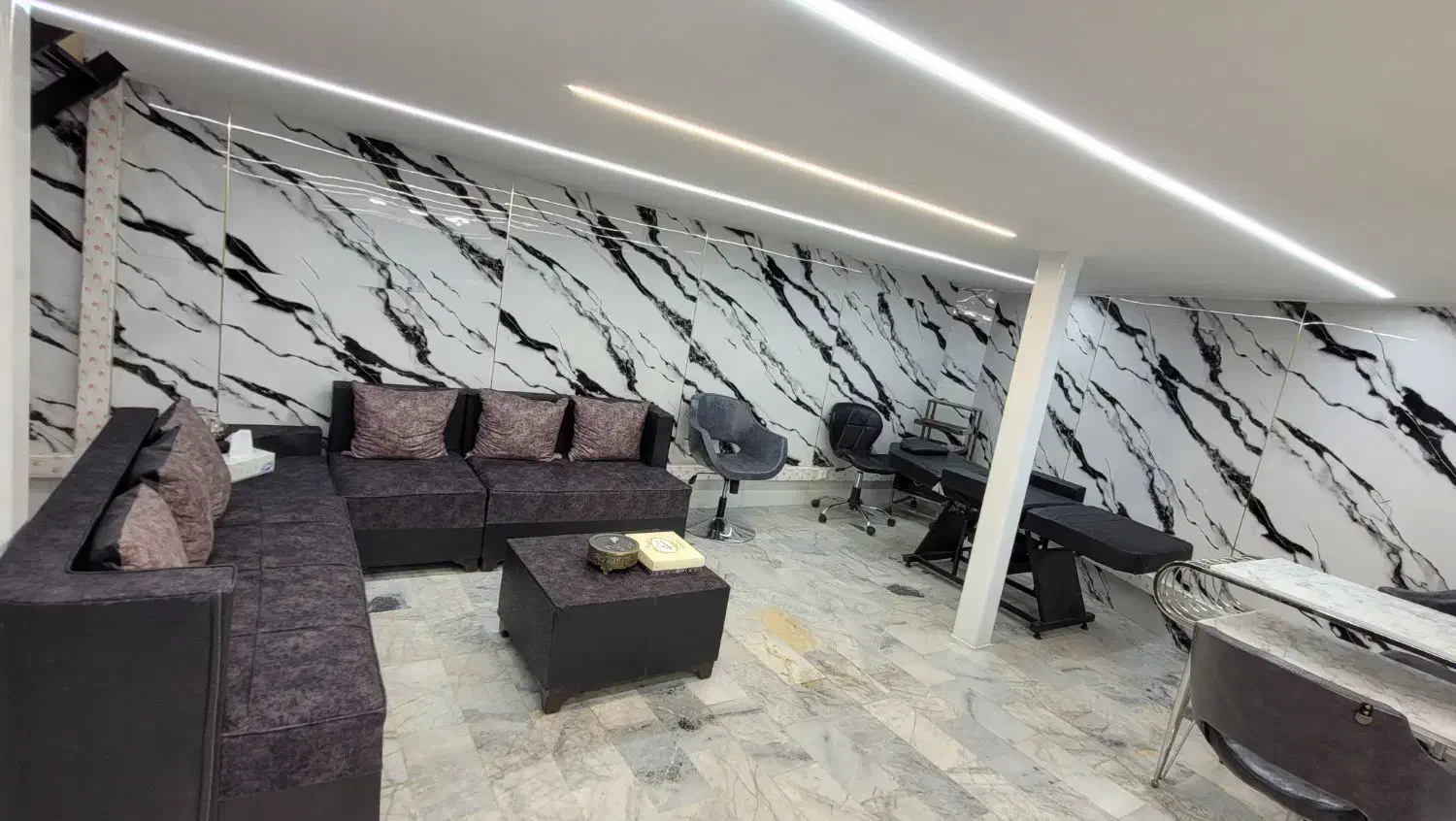 واگذاری سالن زیبایی مهوا با امکانات کامل|آرایشگاه و سالن‌های زیبایی|هشتگرد, شهرک وحدت|دیوار