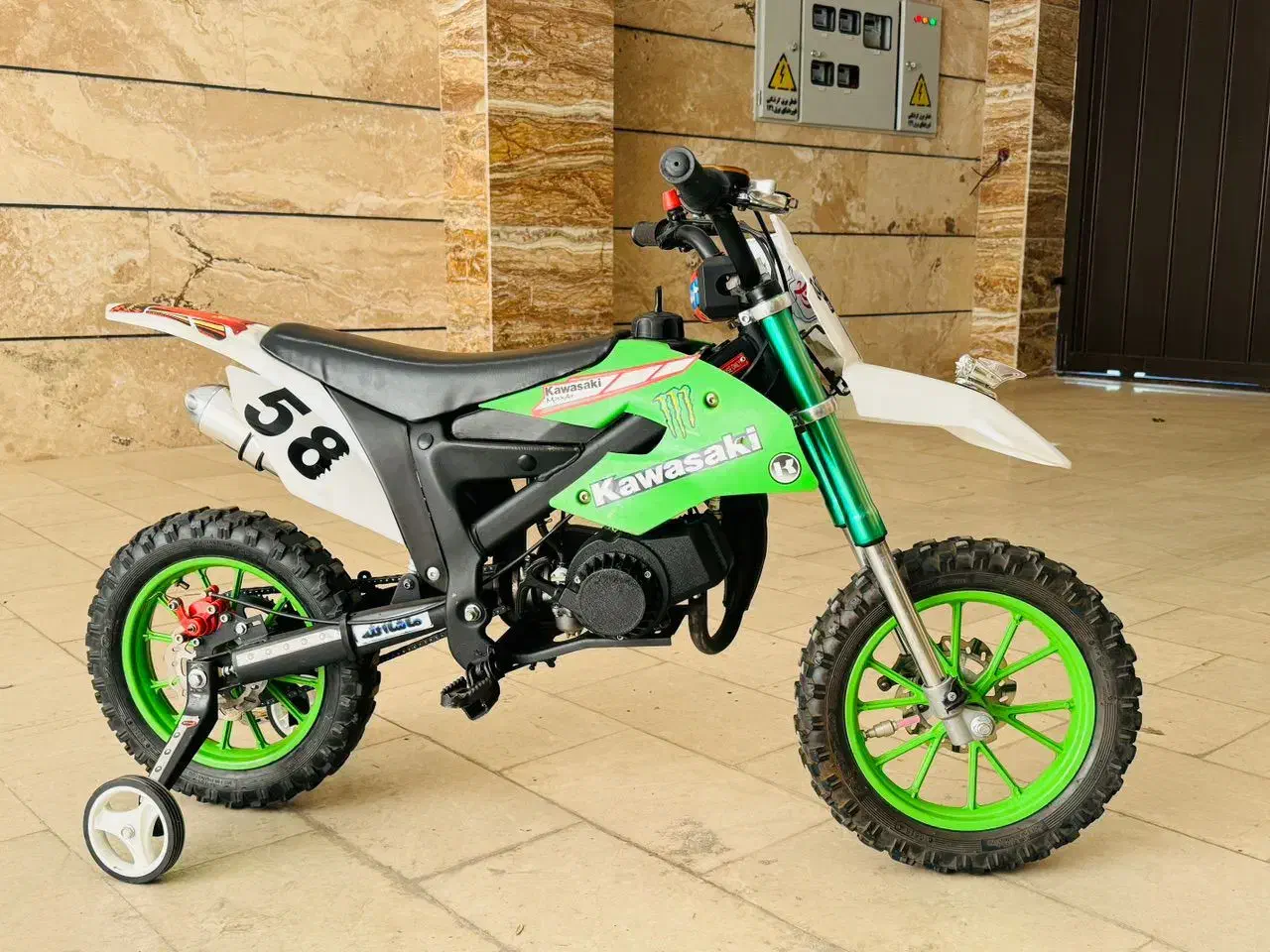 مینی موتور کراس کاوازاکی برای بچه ها|موتورسیکلت|تهران, ترمینال غرب|دیوار