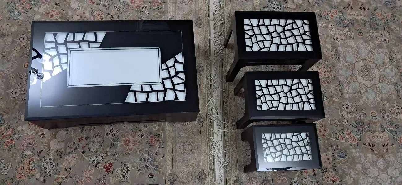 جلو مبلی و عسلی شیشه ای|مبلمان خانگی و میز عسلی|تهران, جوادیه|دیوار