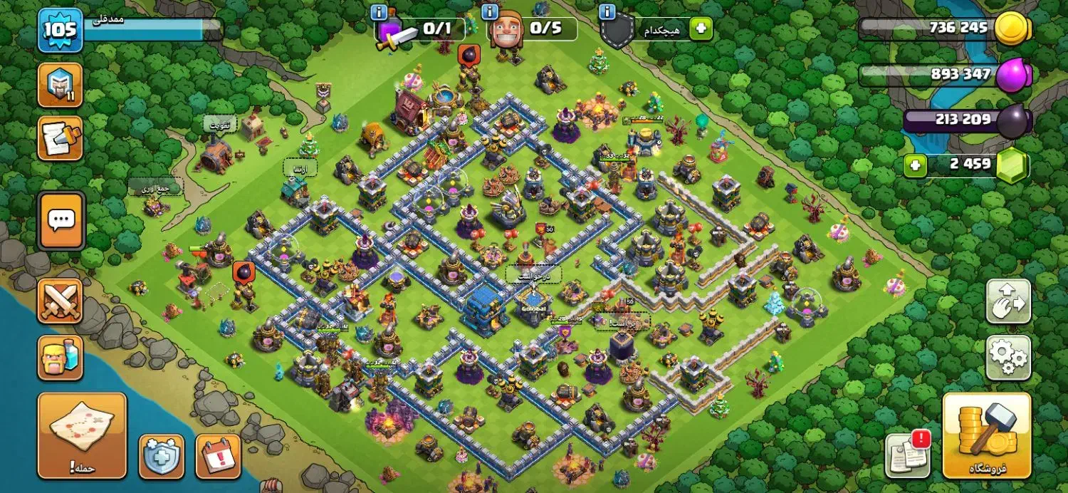 اکانت کلش تانهال ۱۲|کنسول، بازی ویدئویی و آنلاین|نظرآباد, نظرآباد|دیوار