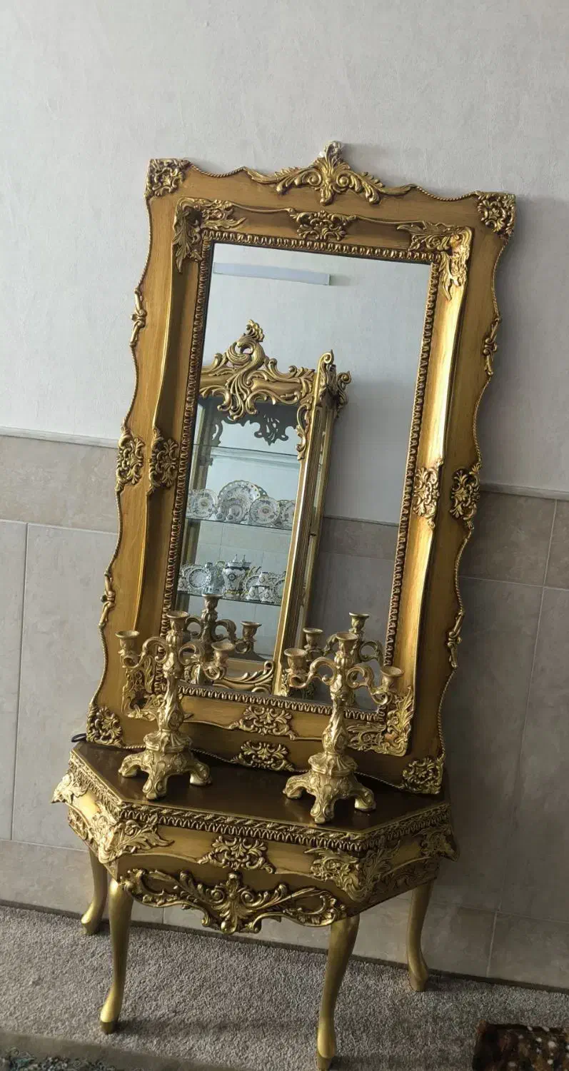 کنسول و ایینه|بوفه، ویترین، کنسول|قم, شاه ابراهیم|دیوار