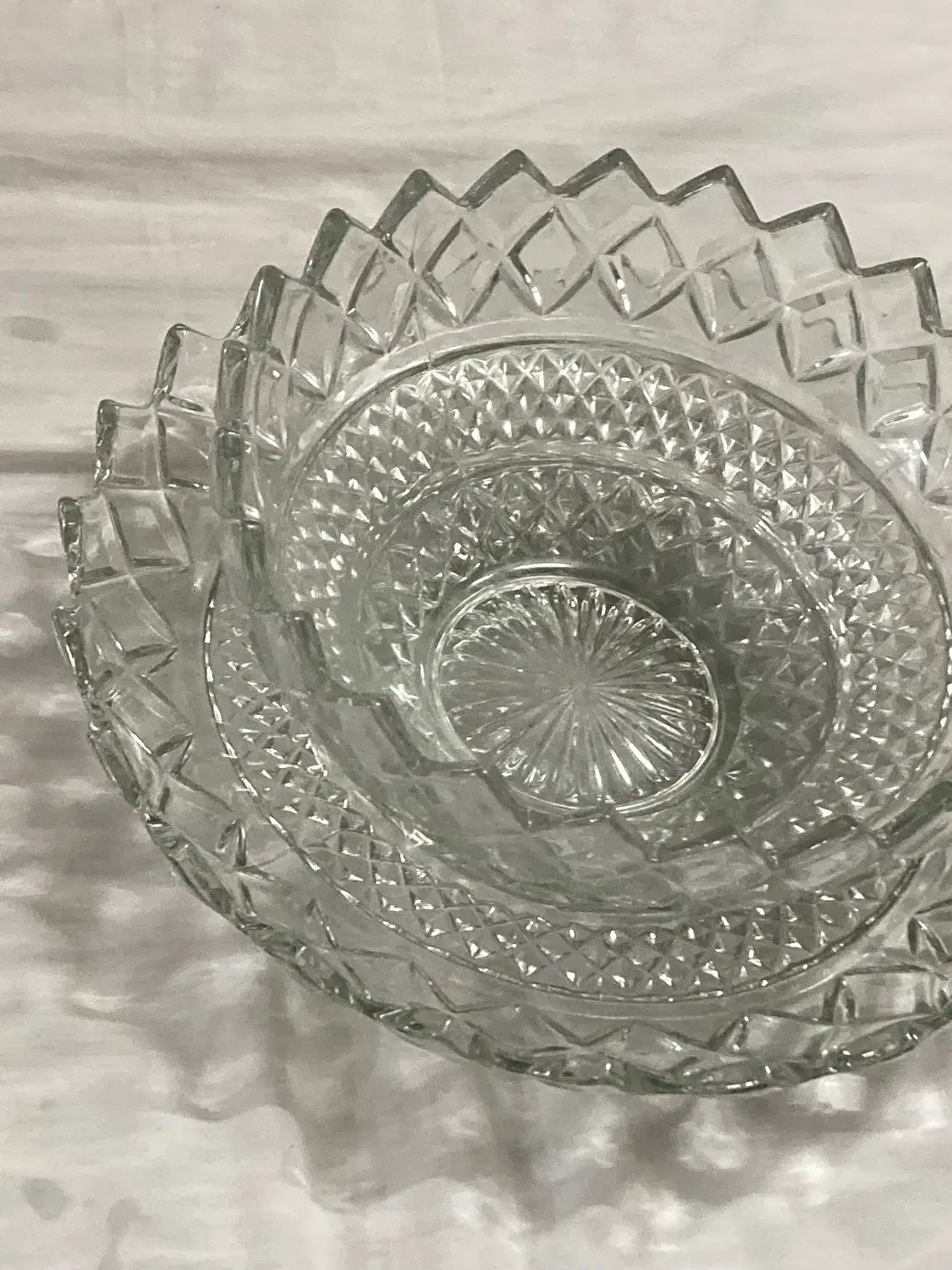 کاسه و بشقاب امریکایی قدیمی بلور|ظروف سرو و پذیرایی|اصفهان, ارداجی|دیوار