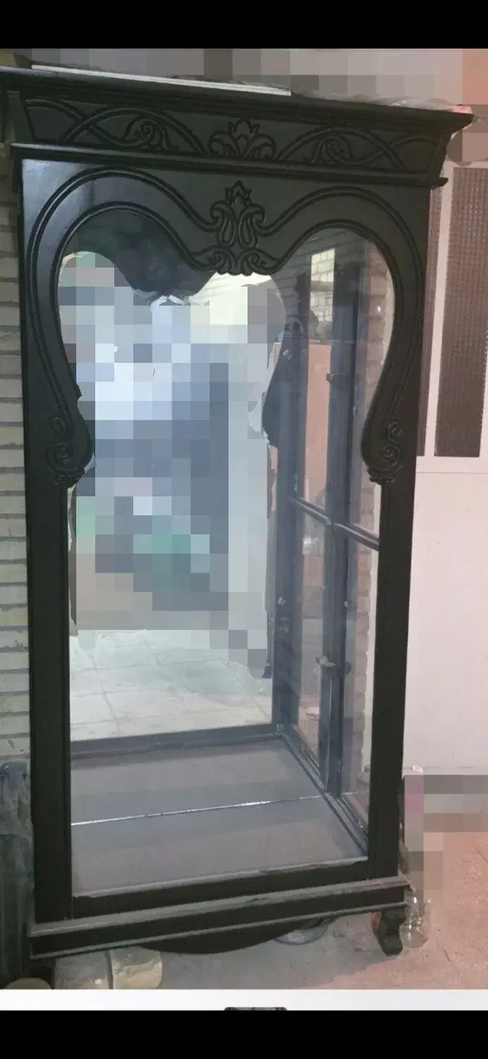 بوفه ویترین چوبی|بوفه، ویترین، کنسول|یزد, |دیوار