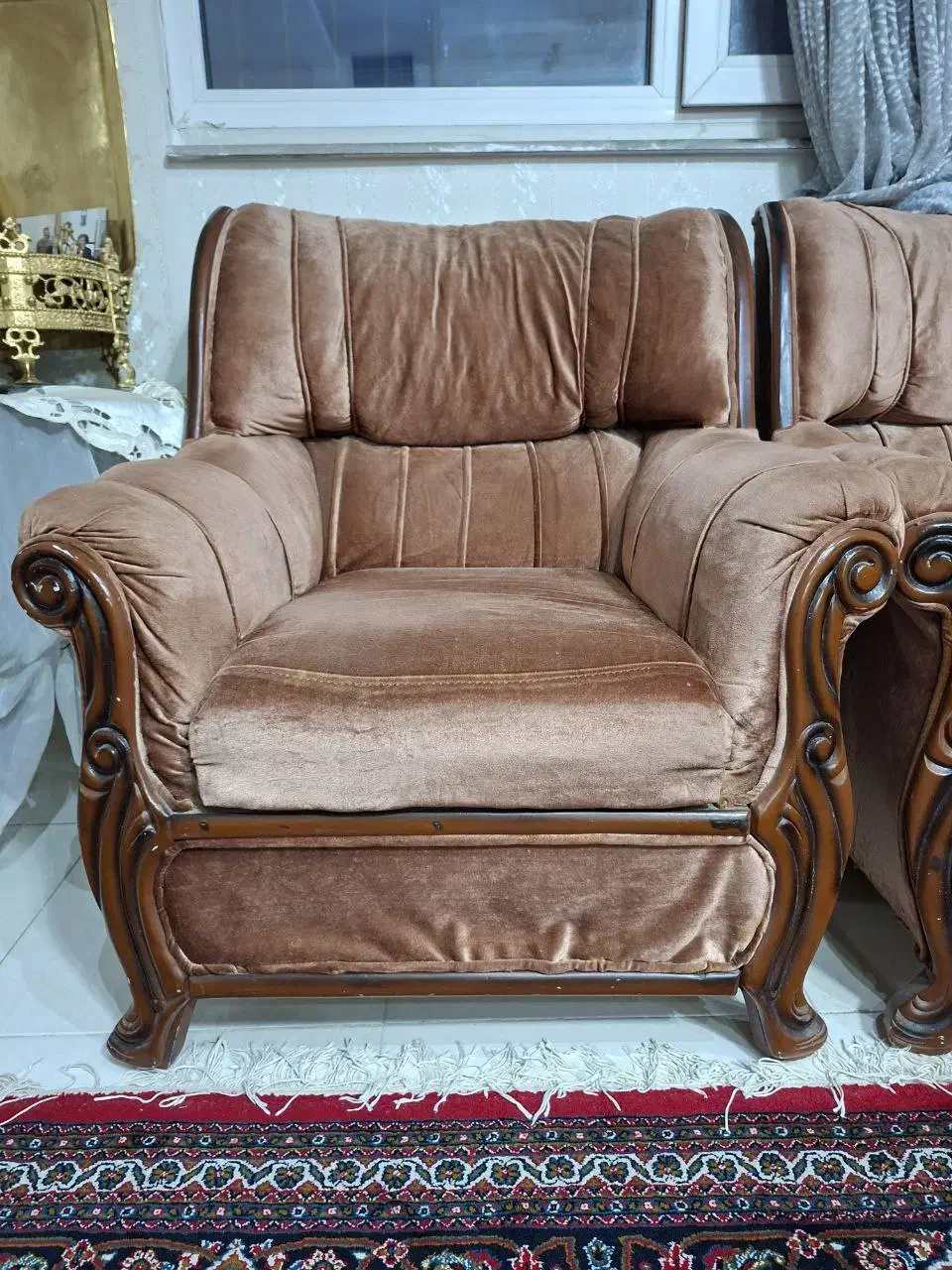 فروش دو دست مبل استیل و راحتی|مبلمان خانگی و میز عسلی|دورود, |دیوار