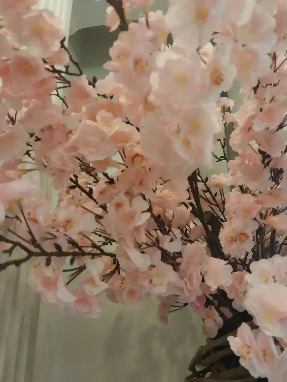 درخت شکوفه های بهاری|گل مصنوعی|تهران, آهنگ|دیوار