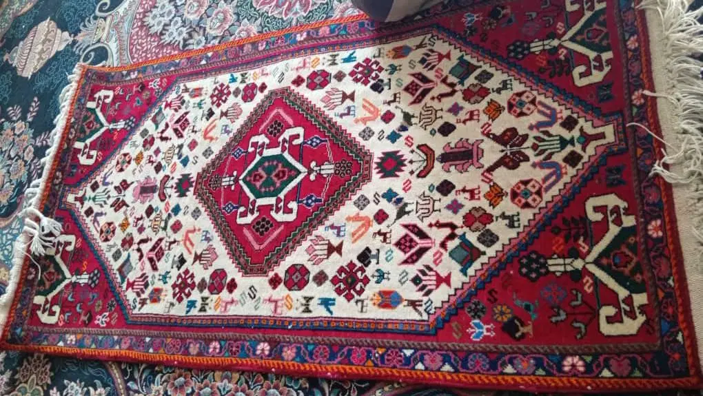 قالیچه دست باف|فرش|شیراز, جوادیه|دیوار