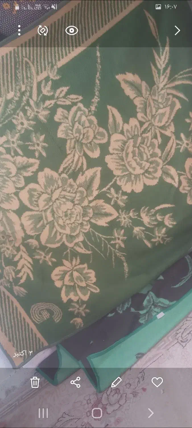 پتو سبز .یشمی ۲عدد جنس قدیمی درجه یک|رختخواب، بالش، پتو|شیراز, تندگویان|دیوار