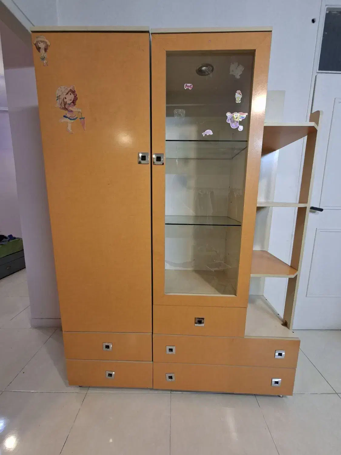 کمدسه تیکه سالم و شیک|جاکفشی، کمد، دراور|تهران, ائمه اطهار|دیوار