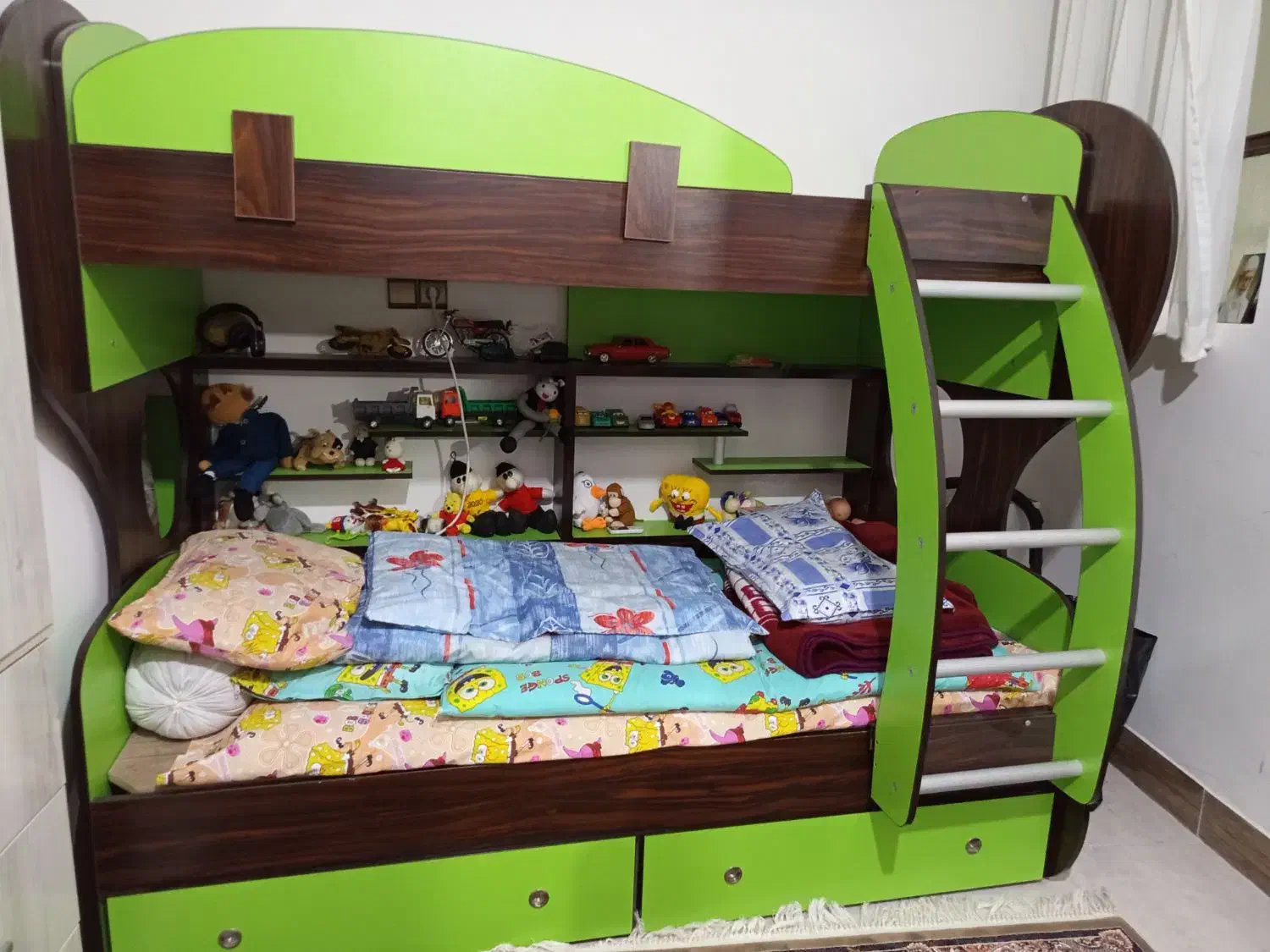 تحت دو طبقه فوق العاده شیک|تشک تختخواب|شاهرود, |دیوار