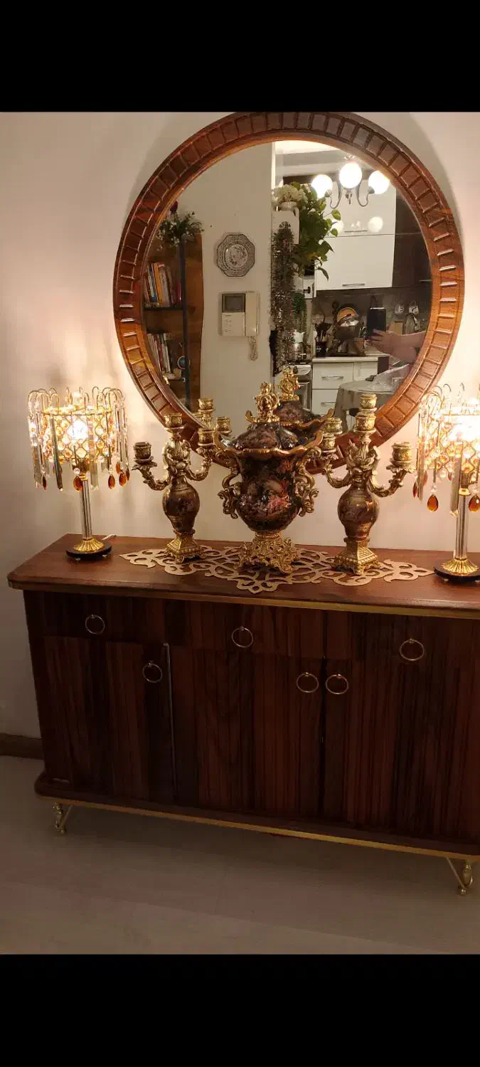 آیینه کنسول|بوفه، ویترین، کنسول|مشهد, شهرآرا|دیوار
