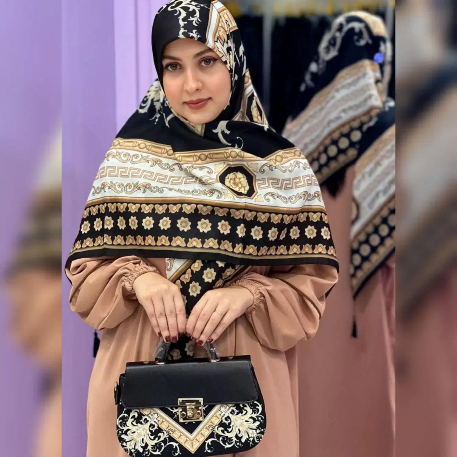 ست کیف و روسری شیک با ارسال رایگان|کیف، کفش، کمربند|قم, باغ شازده|دیوار