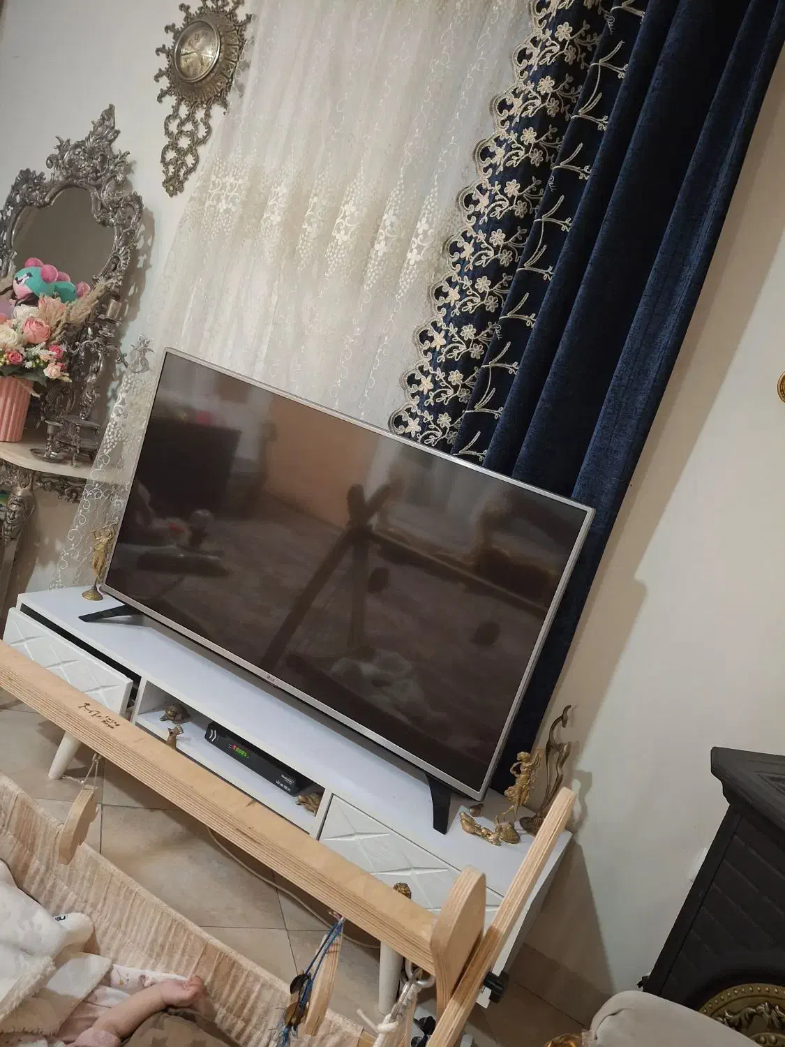 تلویزیون LED 49 اینچ الجی|تلویزیون و پروژکتور|ری, دیلمان|دیوار