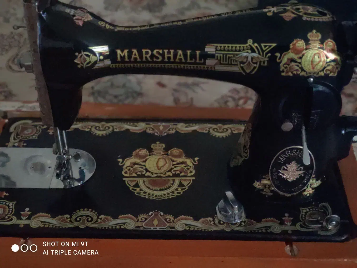 چرخ خیاطی قدیمی مارک مارشال|چرخ خیاطی و ریسندگی|نکا, |دیوار