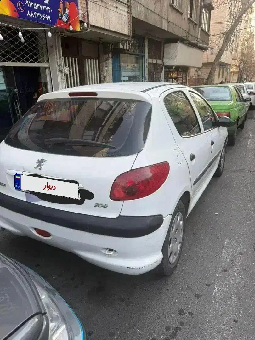 ۲۰۶ تیپ ۵ مدل ۹۶|خودرو سواری و وانت|تهران, کاج|دیوار