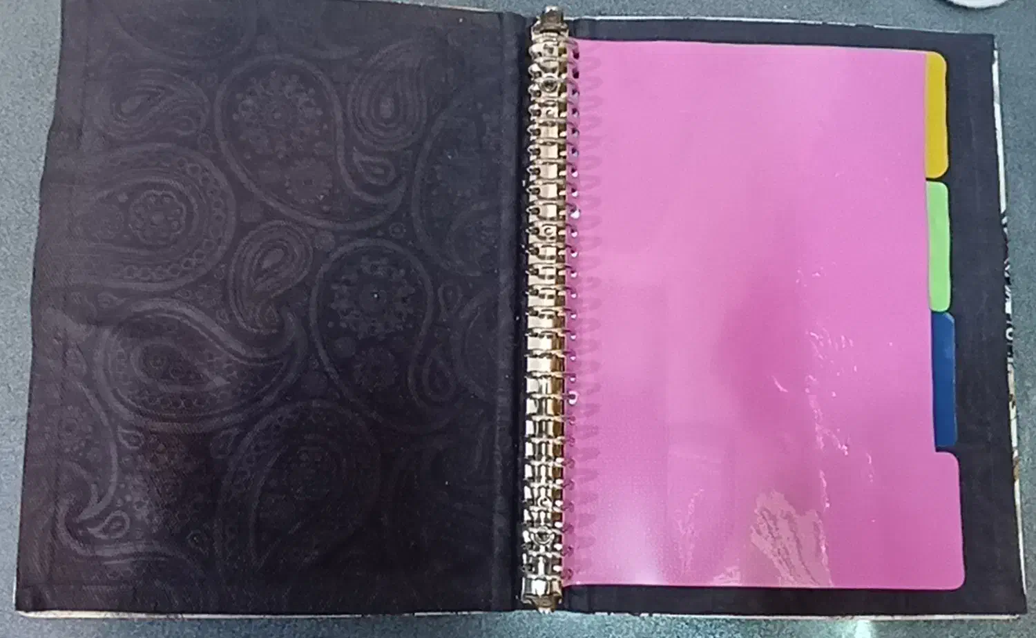 دفتر کلاسوری طرح چرم|لوازم التحریر|قم, باجک یک|دیوار