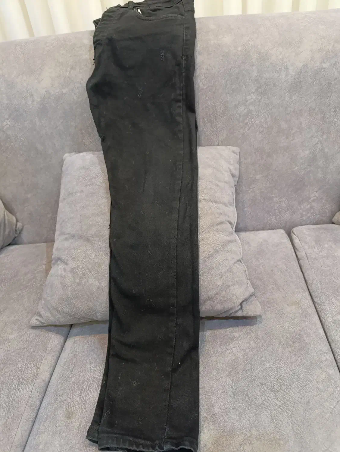 شلوار لی مشکی ، مشکی درحد نو پسرونه|کفش و لباس بچه|باقرشهر, |دیوار