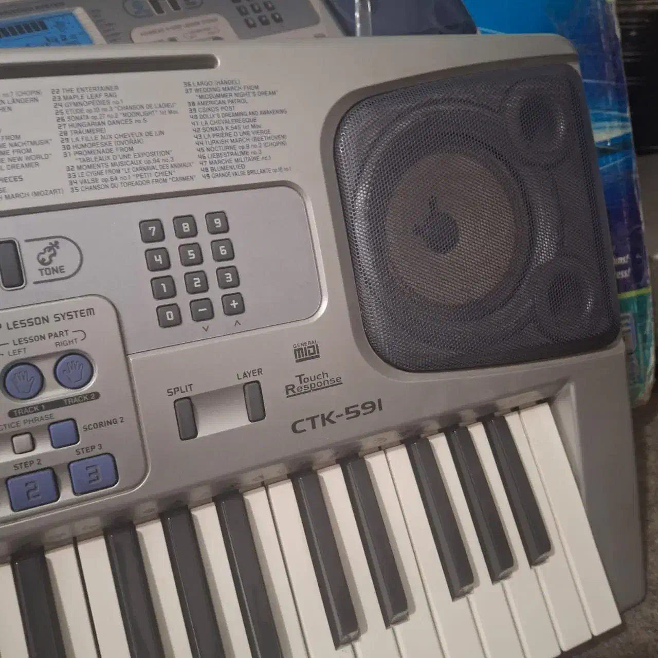 ارگ کاسیو ctk591|پیانو، کیبورد، آکاردئون|زرندیه, |دیوار