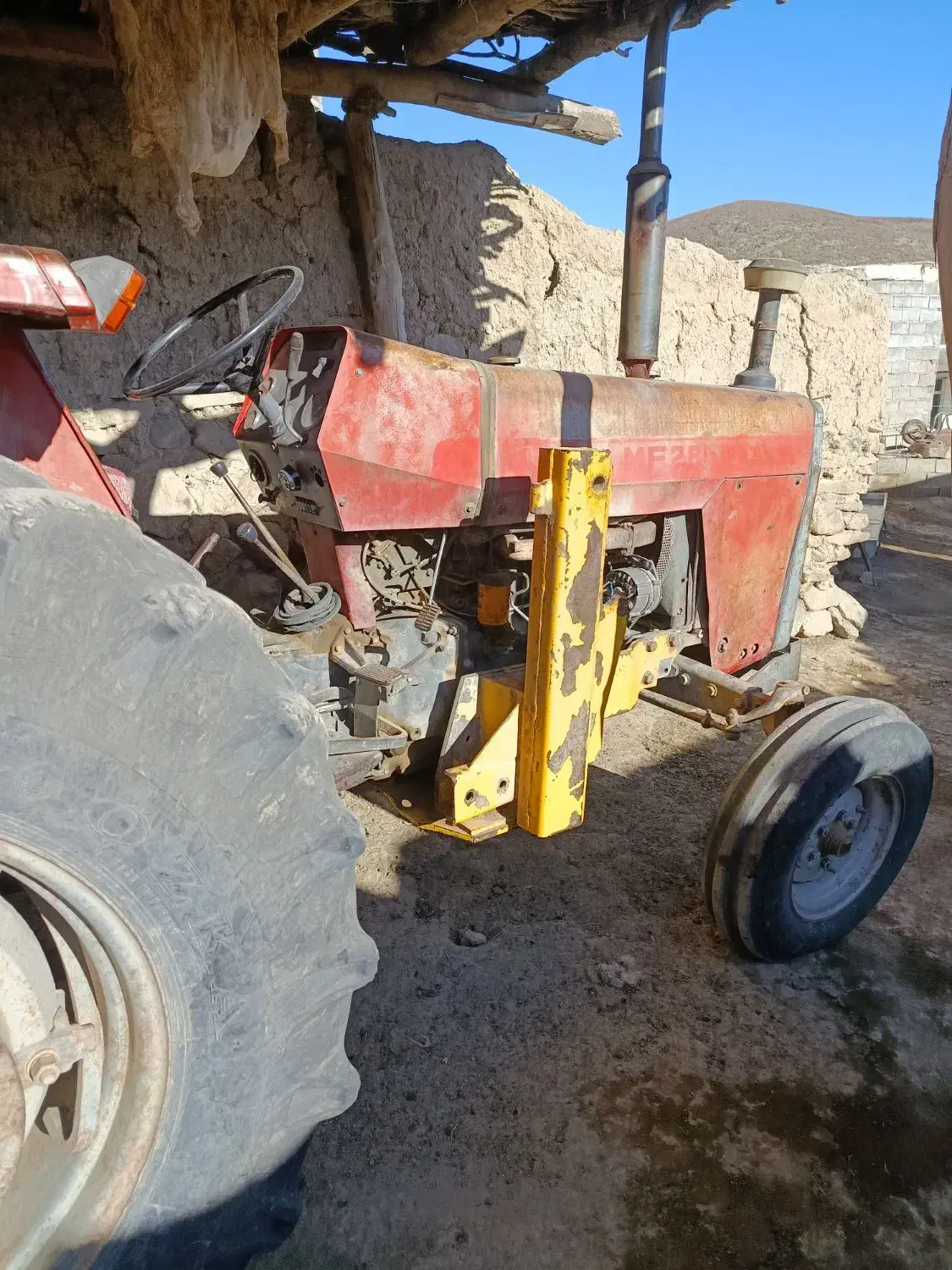 تراکتور  285مدل 73مونتاژ خارج با بیل و گاوآهن|خودرو سنگین|مرادلو, |دیوار
