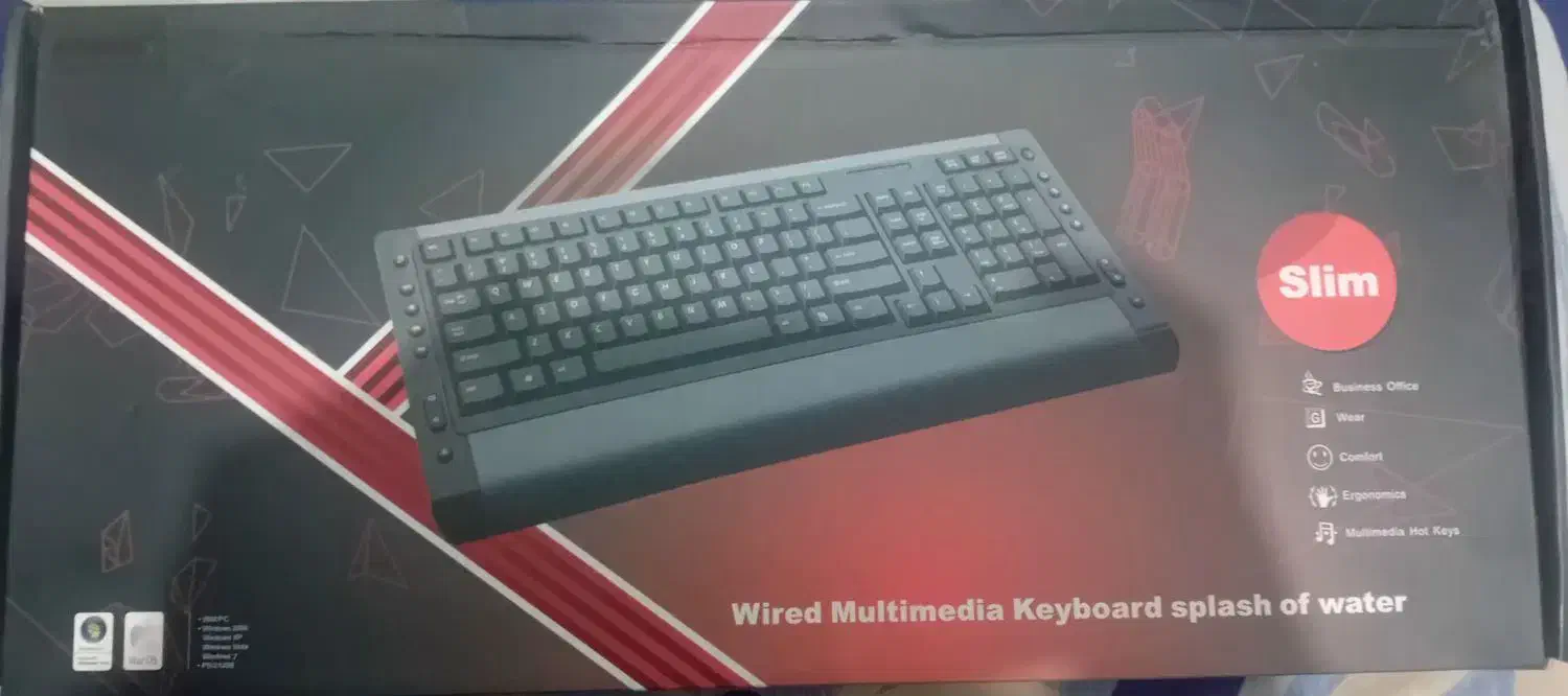 کیبورد compact مدل slim|قطعات و لوازم جانبی رایانه|گلبهار, شهر جدید گلبهار|دیوار