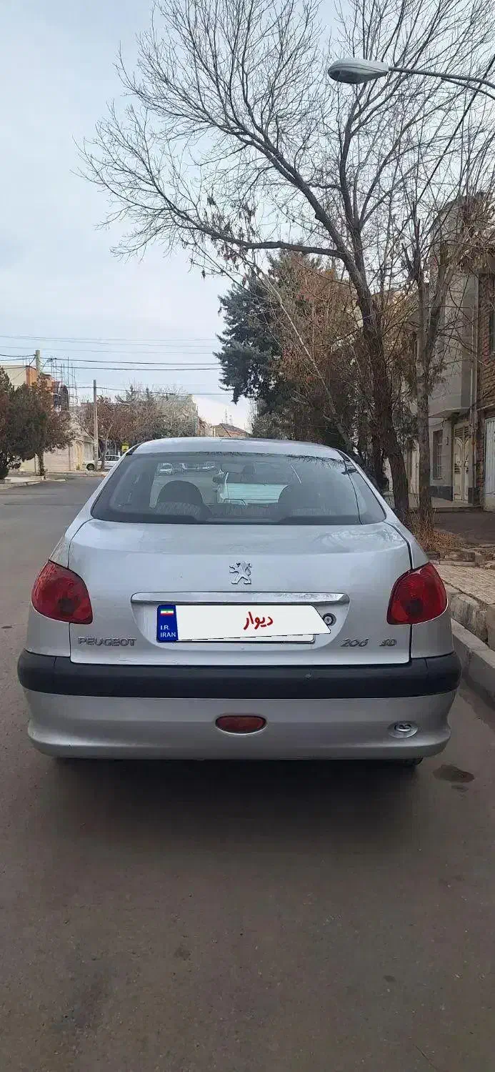 پژو ۲۰۶ sd مدل ۹۳|خودرو سواری و وانت|زنجان, |دیوار