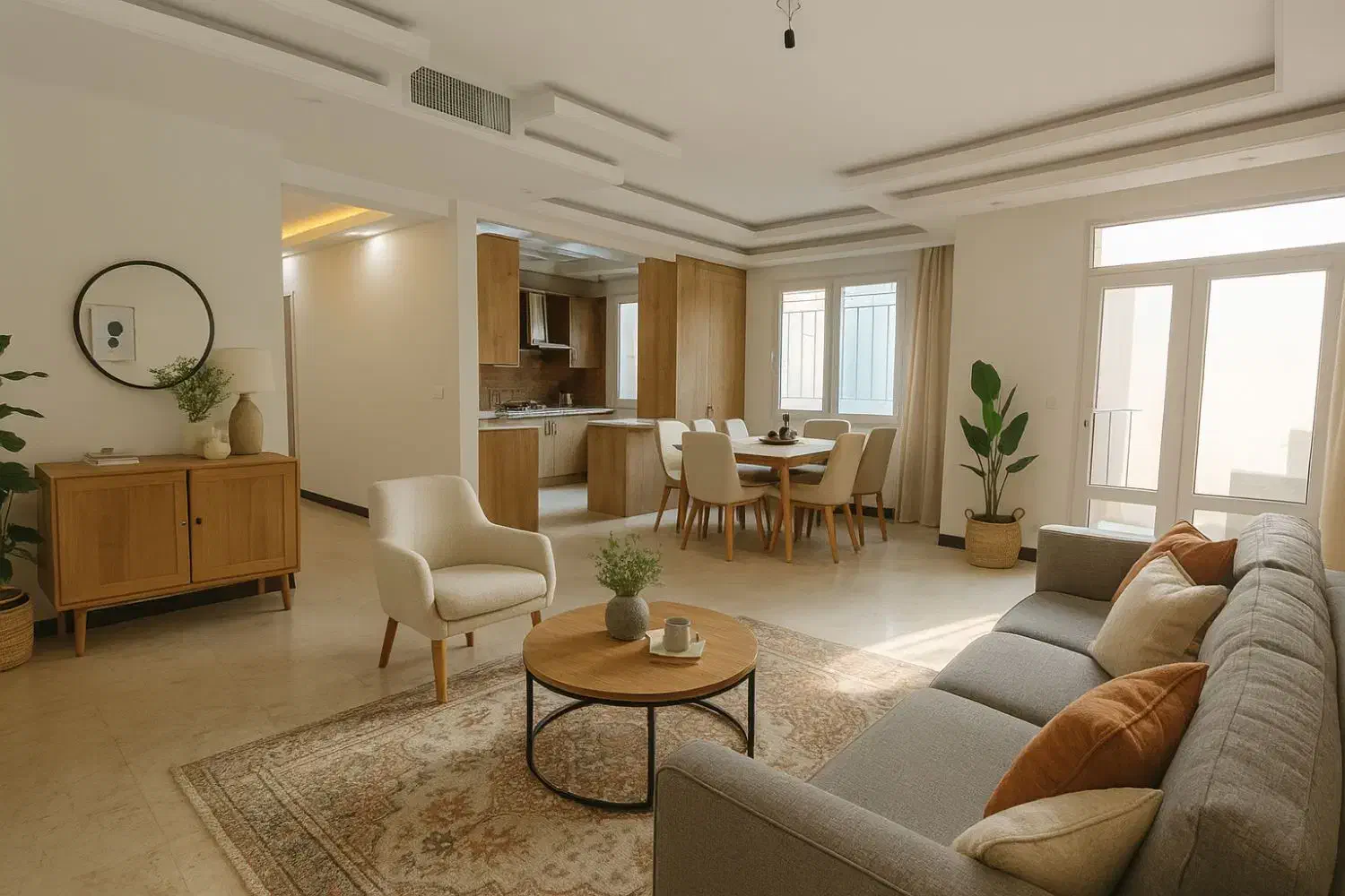 ۵۹ متر دوخواب ناب/ نورِ دوطرفه /بینقص|فروش آپارتمان|تهران, سازمان برنامه جنوبی|دیوار