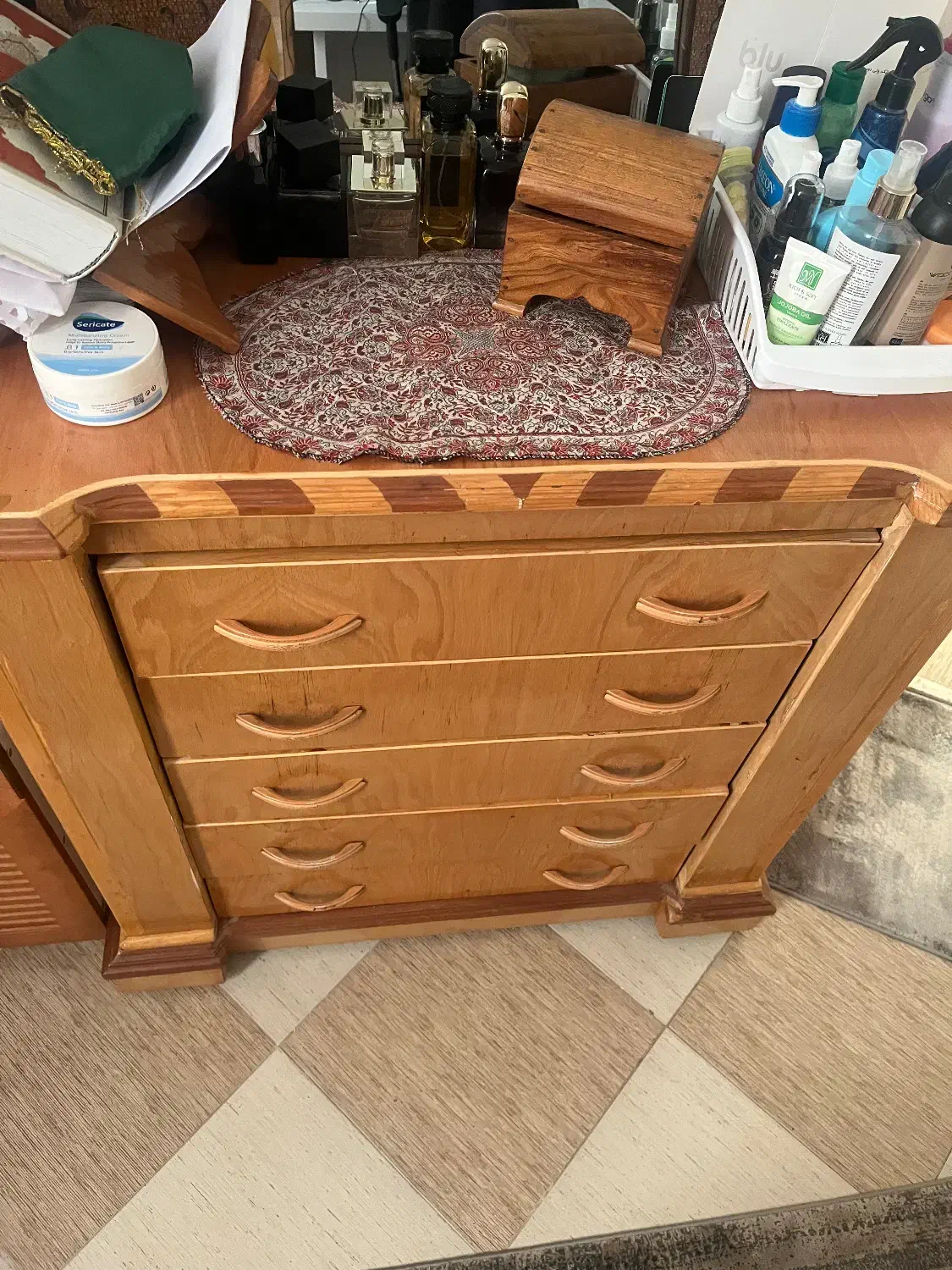 دراور چوبی|جاکفشی، کمد، دراور|اراک, |دیوار