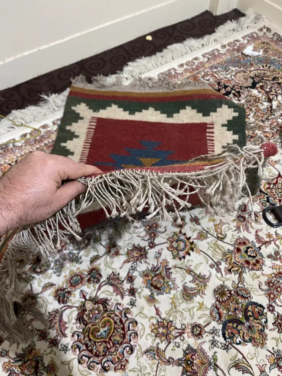 گیلیم پشم خالص دو رو|گلیم، جاجیم، گبه|اهواز, ۲۴ متری|دیوار