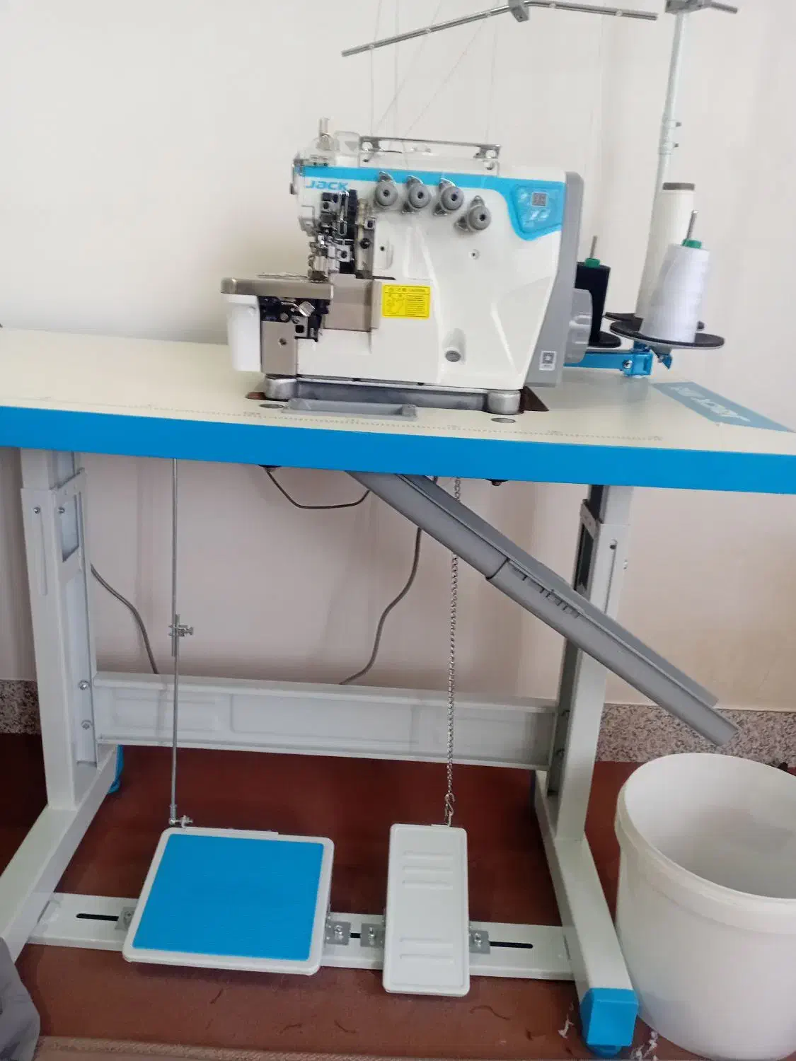 چرخ خیاطی ۵نخ جک E4s درحد صفر|چرخ خیاطی و ریسندگی|گمیشان, |دیوار