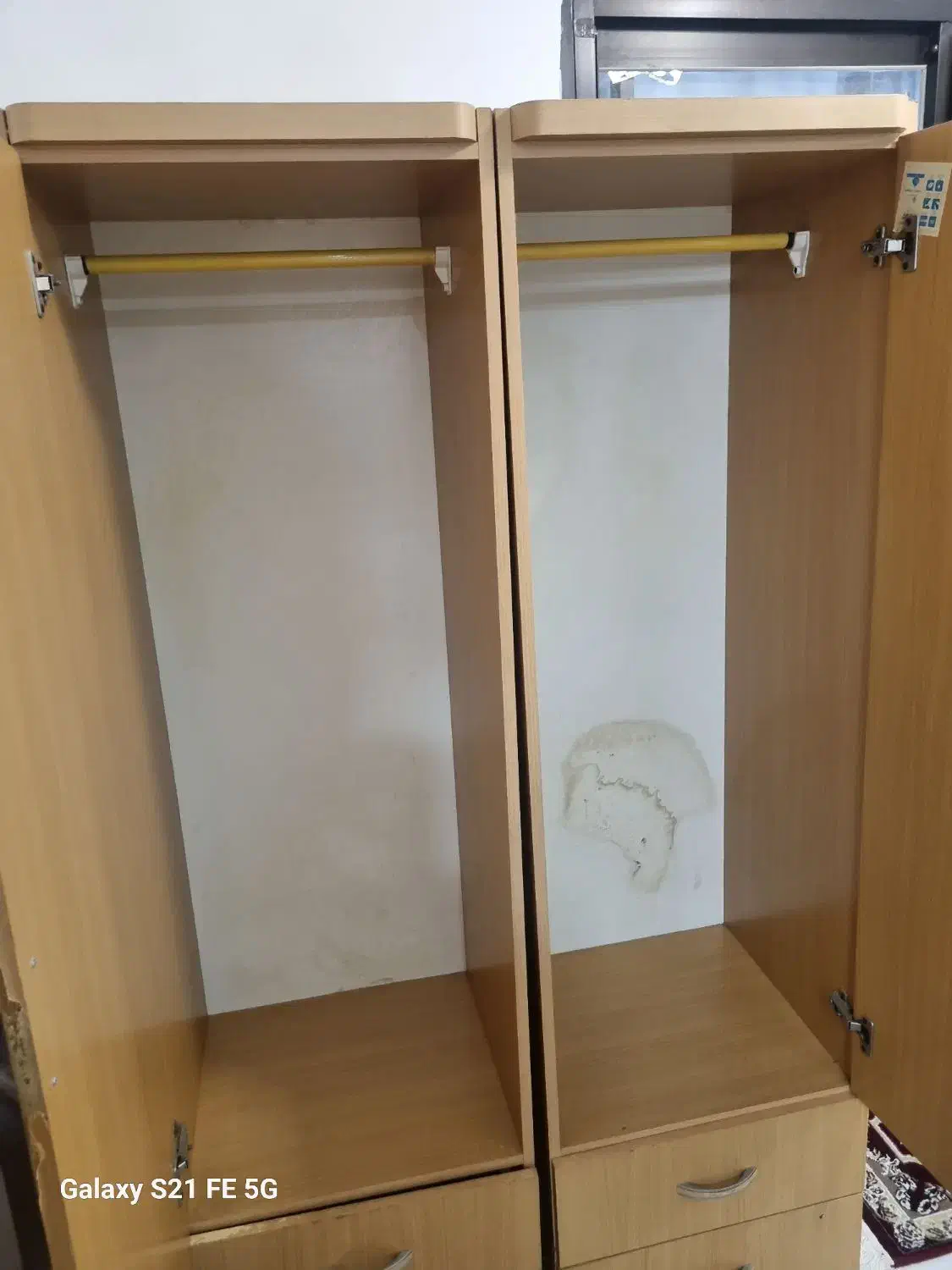 کمد لباس همراه ۴ کشو|جاکفشی، کمد، دراور|املش, |دیوار