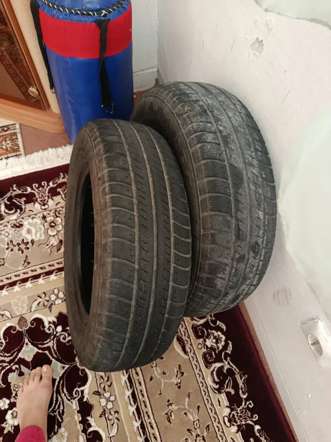 یه جفت لاستیک ۶۰درصد ۱۷۵/۱۷۰مناسب تیبا سالم‌|قطعات یدکی و لوازم جانبی|شاهین‌شهر, کوی مهدیه|دیوار