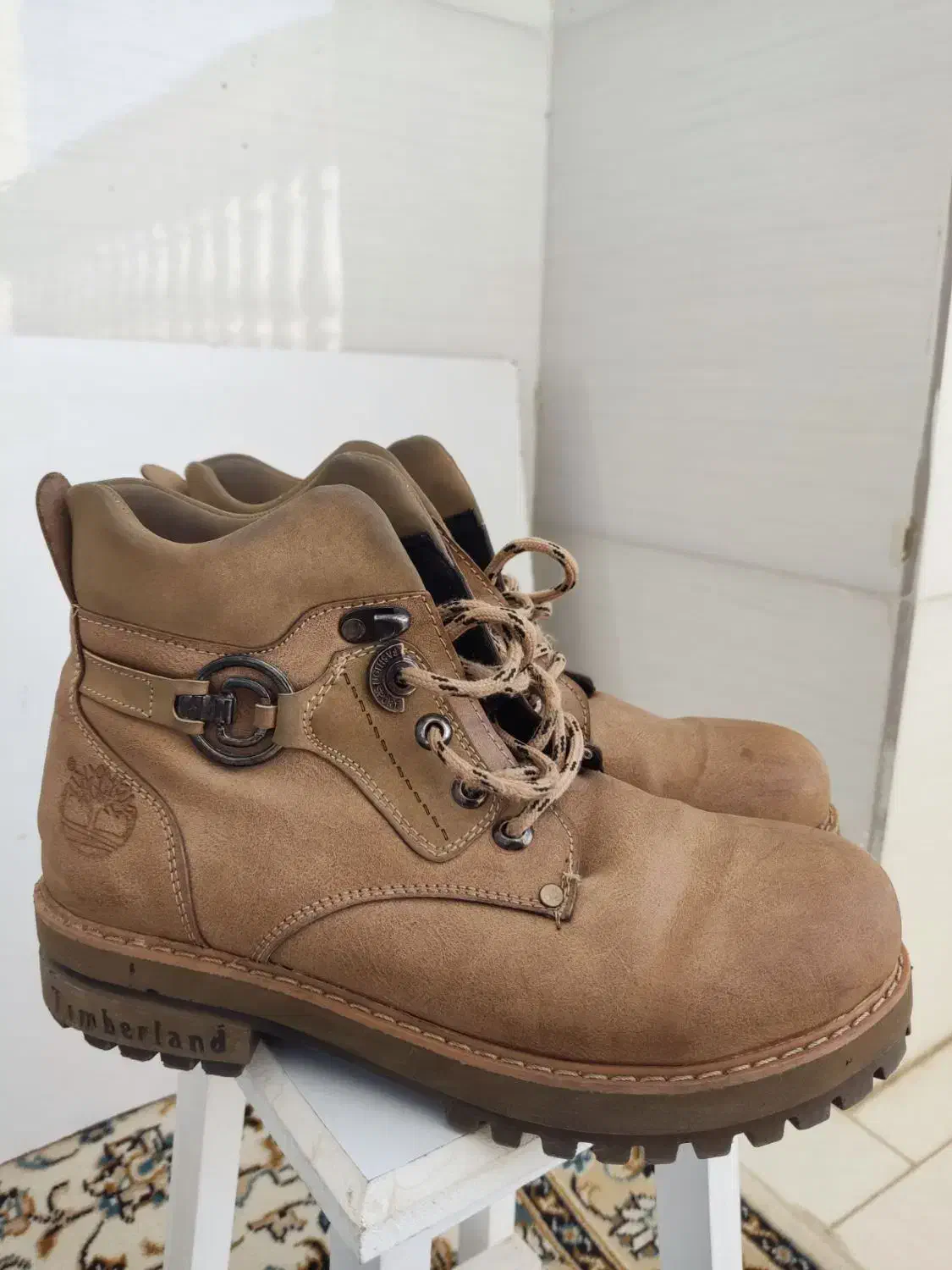 نیم بوت عسلی|کیف، کفش، کمربند|قزوین, |دیوار