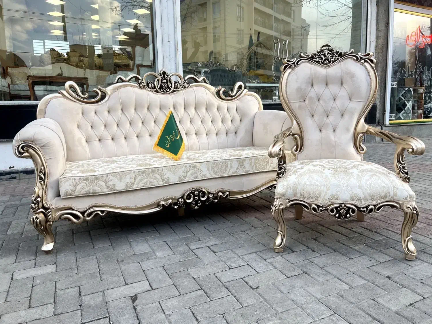 مبل سلطنتی)&مدل رویا // با متریال بالا|مبلمان خانگی و میز عسلی|همدان, |دیوار