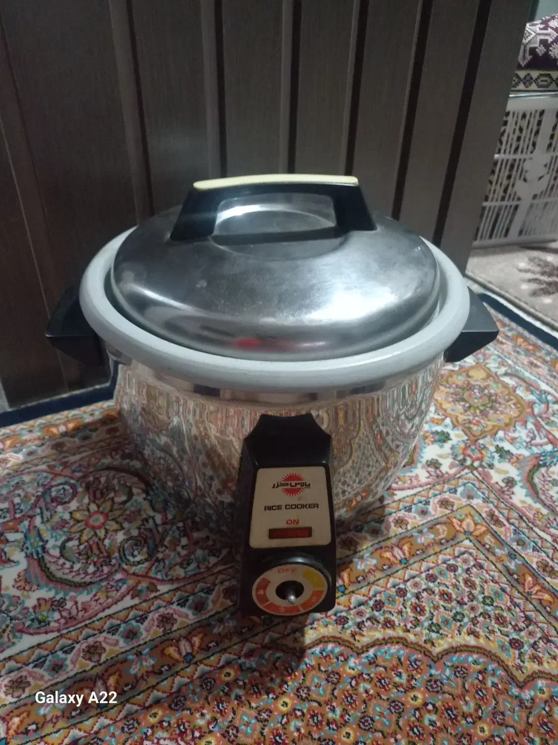 پلو پز برقی.پارس خزر ۸ نفره  .و وسایل دیگر|اجاق گاز و لوازم برقی پخت‌وپز|تبریز, |دیوار