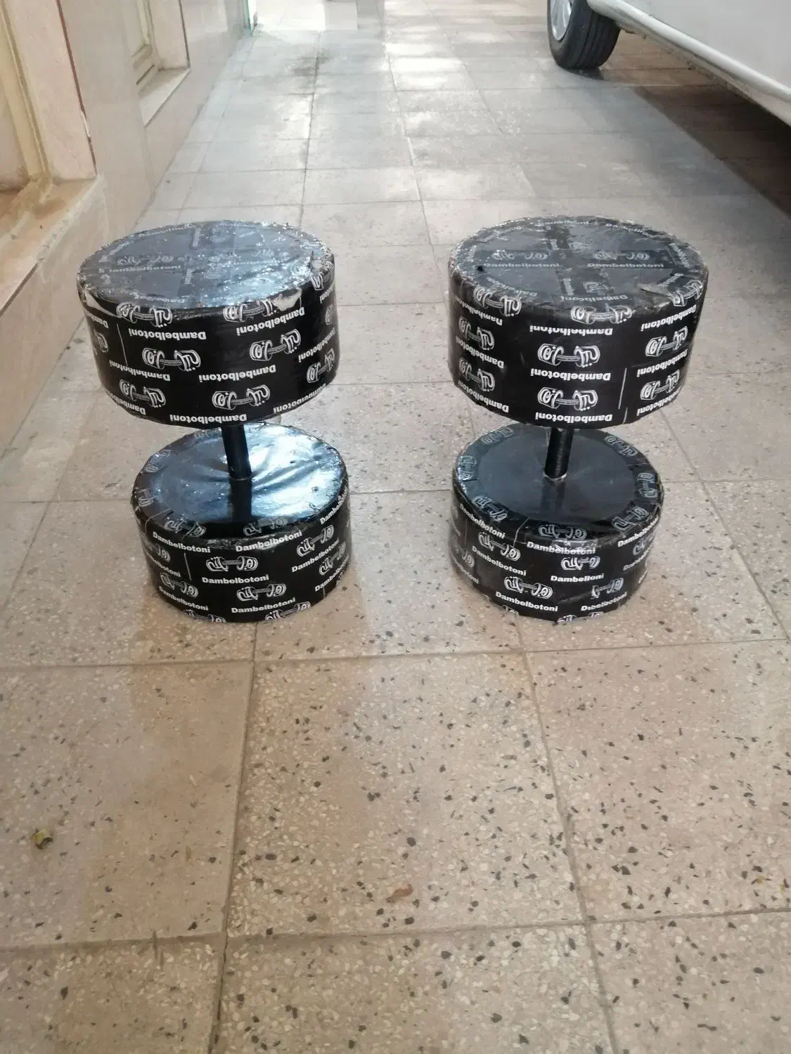 دمبل بتنی 25 کیلو|تجهیزات ورزشی|ری, دیلمان|دیوار