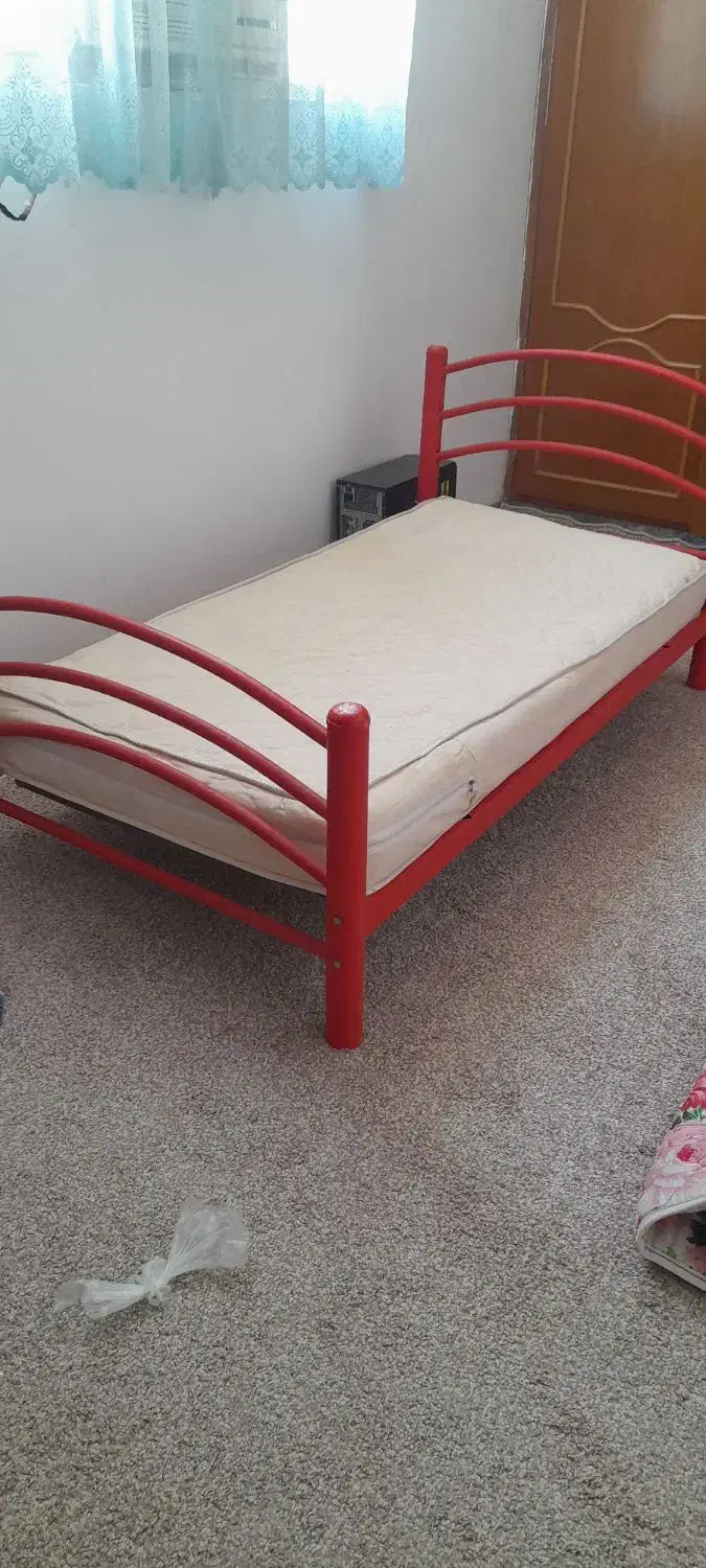 تخت خواب فلزی|تخت و سرویس خواب|دزفول, |دیوار