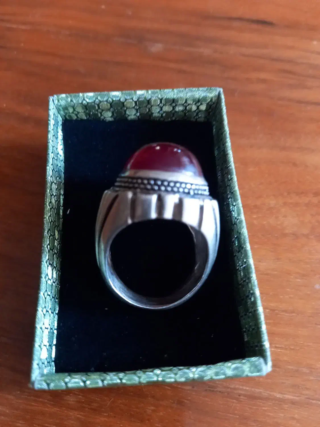 انگشتر یاقوت درشت با رکاب نقره سنگین نو|جواهرات|خمینی‌شهر, |دیوار