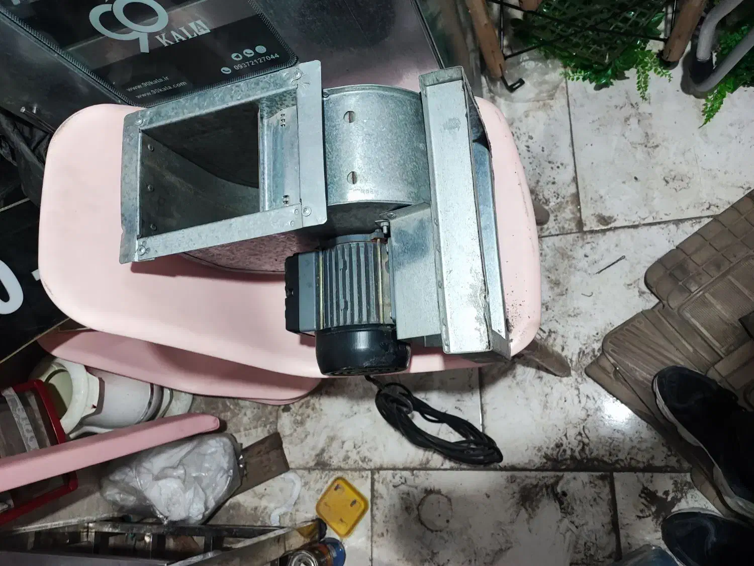 مکنده هوا سانتریفیوژ|پنکه و تصفیه‌کنندهٔ هوا|کرج, حصارک بالا|دیوار