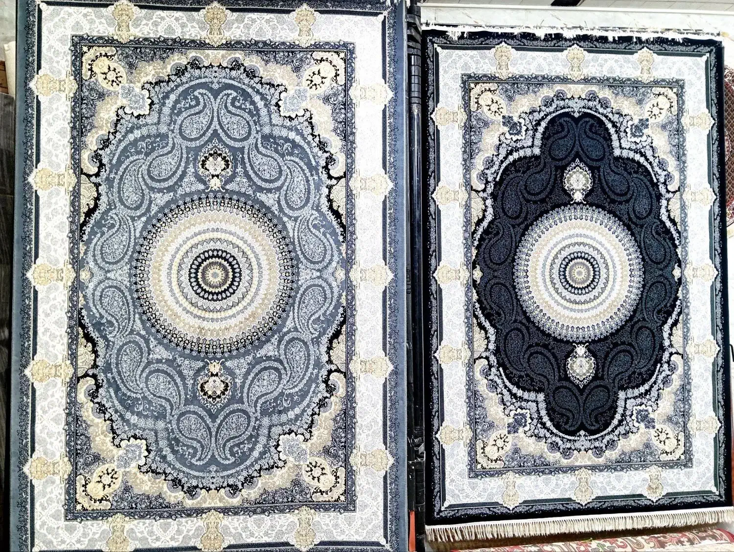 فرش هزارشانه دستبافت گونه|فرش|مرند, |دیوار