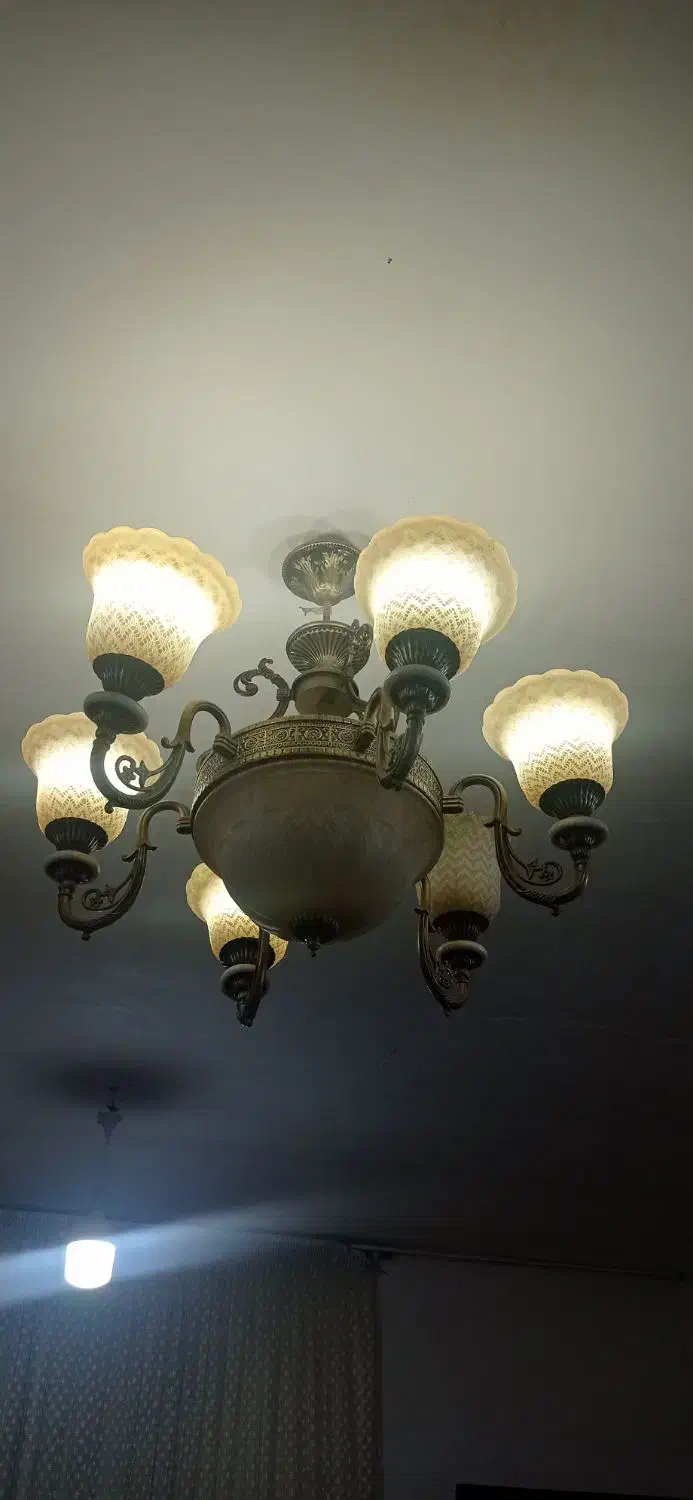 لوستر آنتیک|لوستر و چراغ آویز|شاندیز, |دیوار